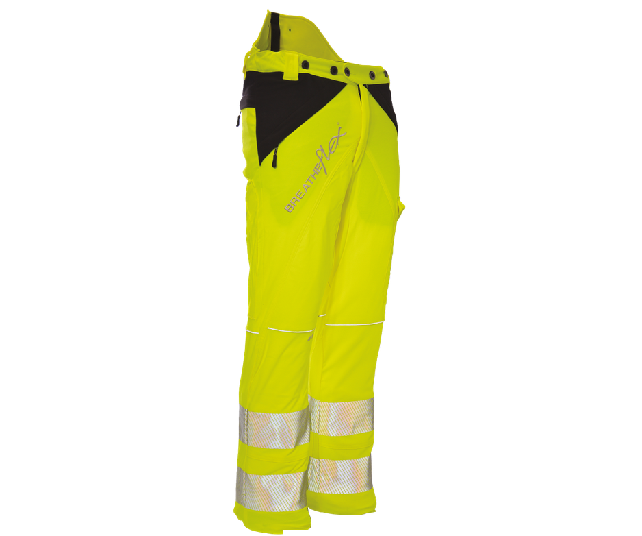 Arbortec Breatheflex chainsaw trousers Type C, class 1 (Hi-viz yellow)