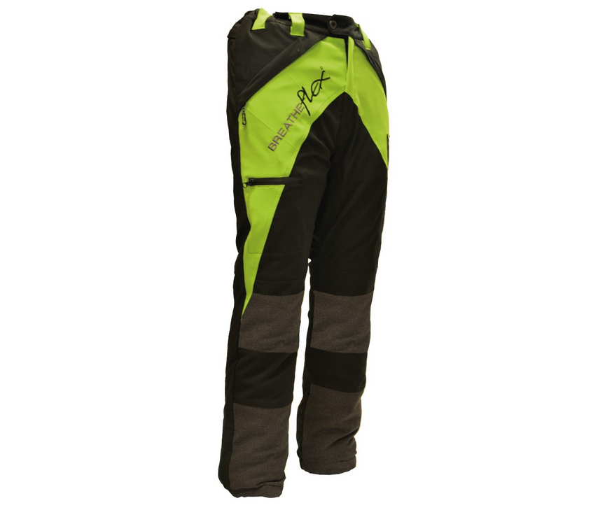 Arbortec Breatheflex non-protective work trousers (Lime)