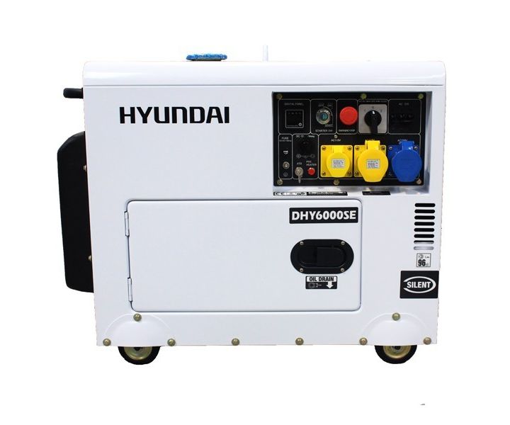 Hyundai DHY6000SE 'silent' standby diesel generator