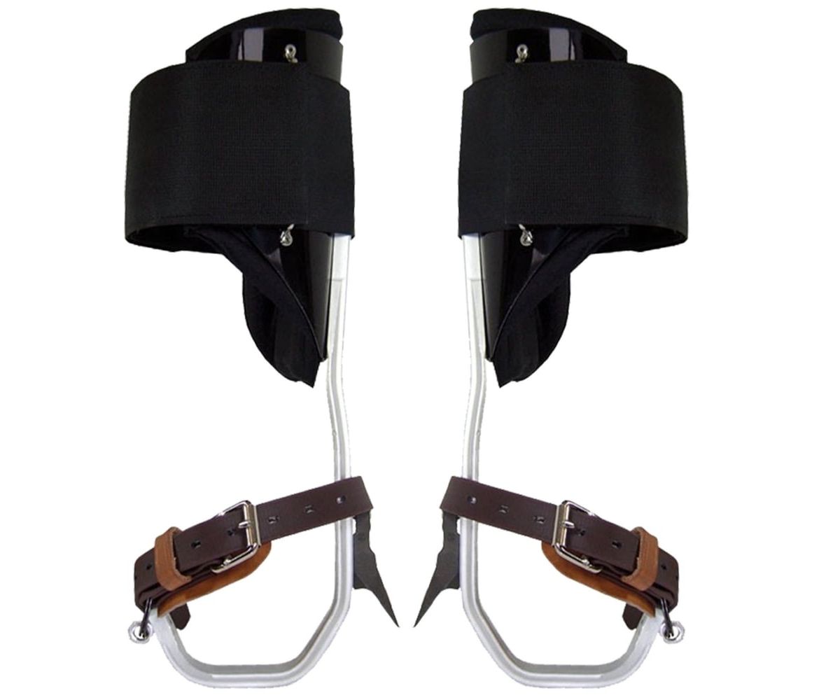 Distel Gecko aluminium climbing spikes (leather straps)