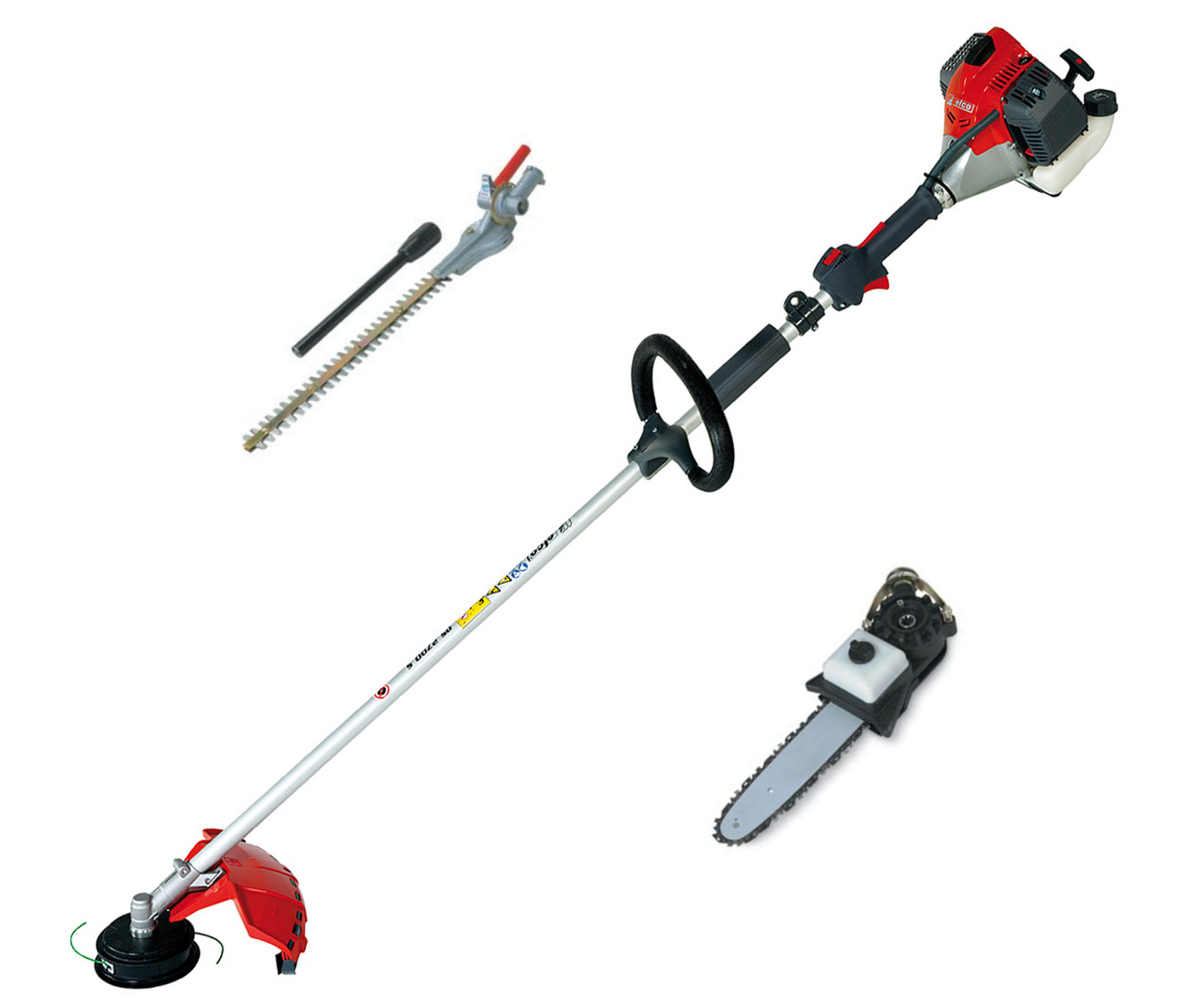 Efco DS2700 S brushcutter/strimmer with EH50 hedgetrimmer & EP100 attachment kit (27cc)