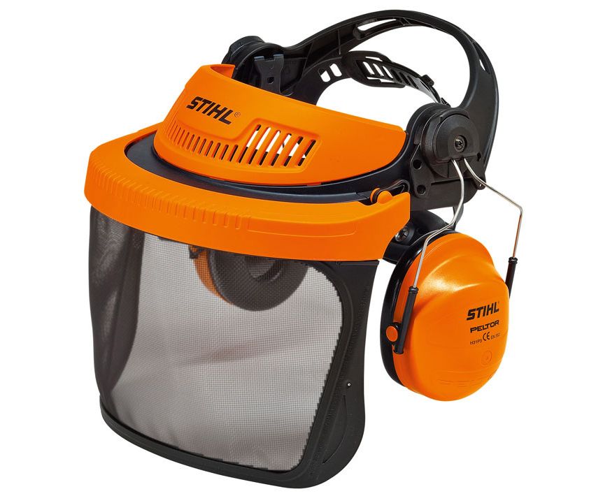Stihl G500 mesh visor and ear defenders kit
