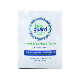 Bioguard Anti Bacterial Sachet - Hand / Surface Wipe - Pack of 50