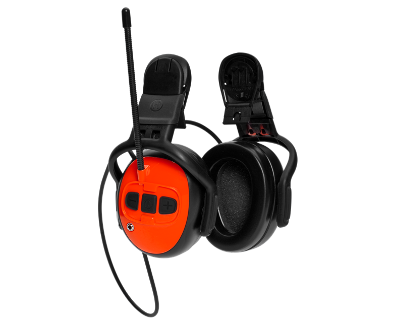 Husqvarna ear defenders with FM radio (helmet set)