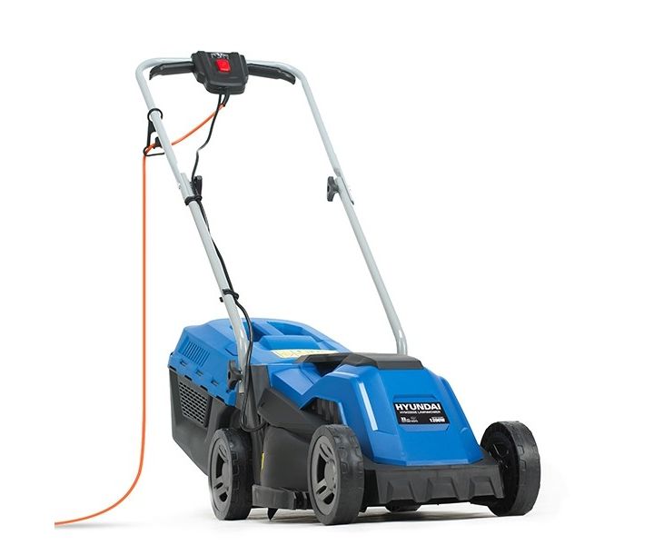 Hyundai HYM3300E electric push four wheeled lawnmower (33cm cut)