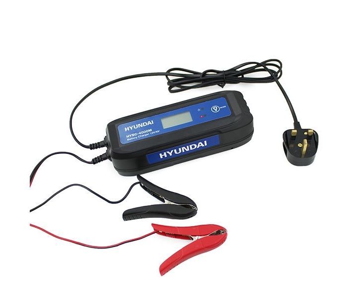 Hyundai HYSC-4000M smart battery charger (6V & 12V)