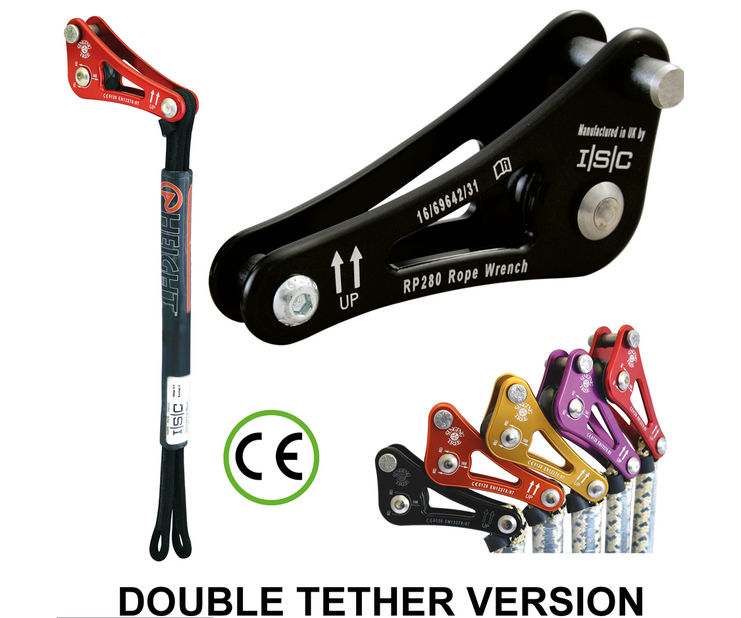 ISC Rope wrench ZK-2 with double tether (Black)