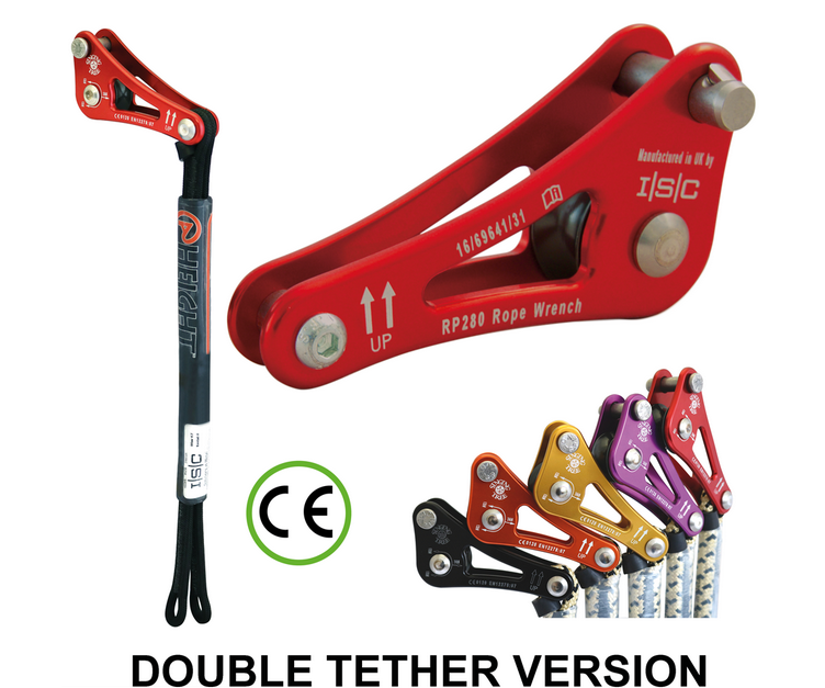 ISC Rope wrench ZK-2 with double tether (Red)