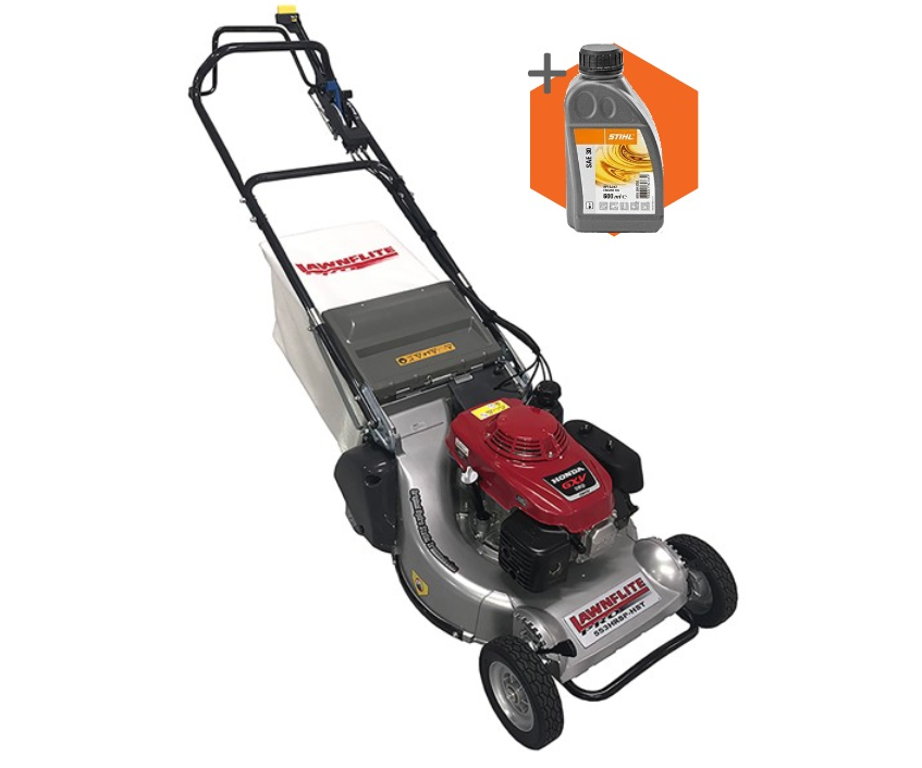 Lawnflite Pro 553HRSP-HST petrol self-propelled rear-roller lawn mower (21