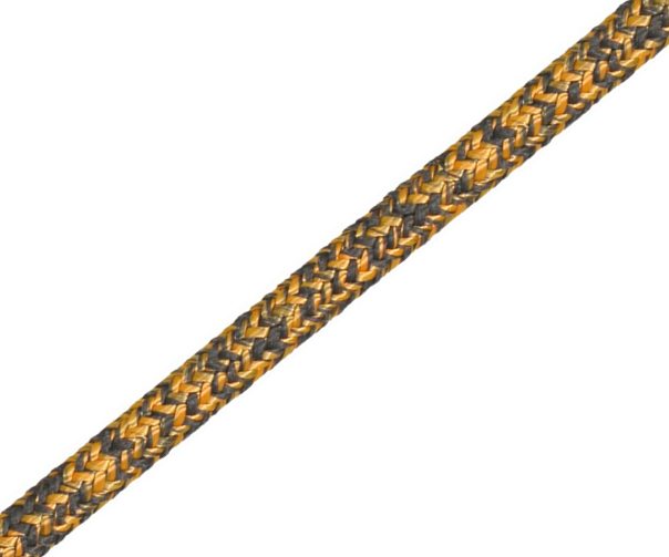 Marlow Diablo 11mm heat-resistant access/abseil rope (black/orange)