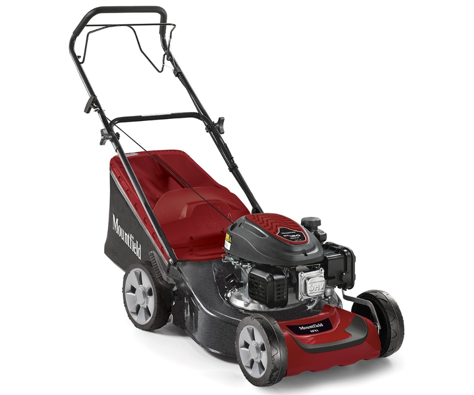Mountfield SP42 petrol self propelled four wheeled lawn mower (41cm cut)