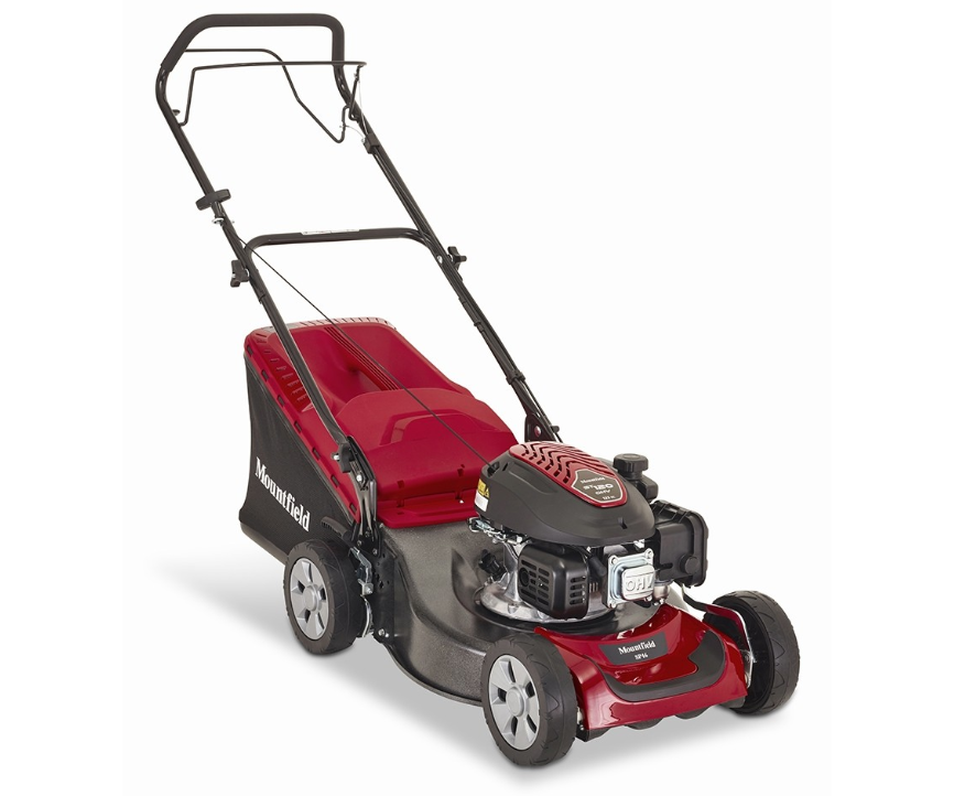 Mountfield SP46 petrol self propelled four wheeled lawn mower (46cm cut)
