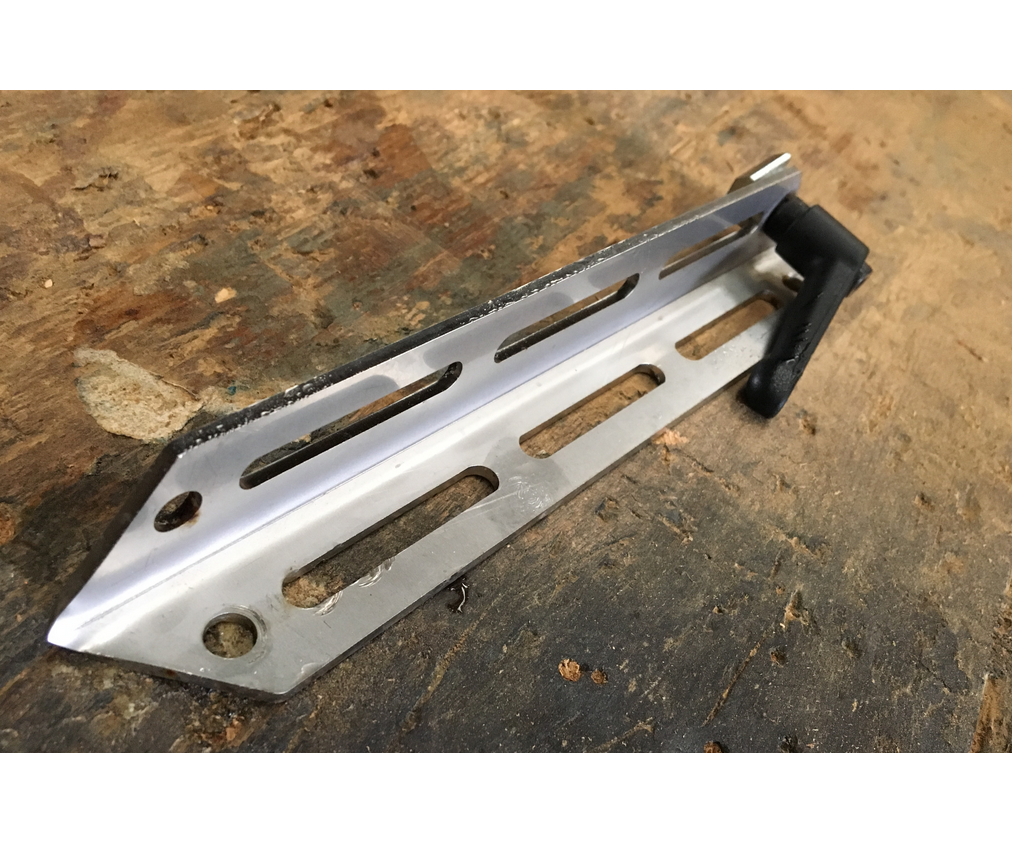 Panther 245mm stainless bracket, clamping handle and slot nut