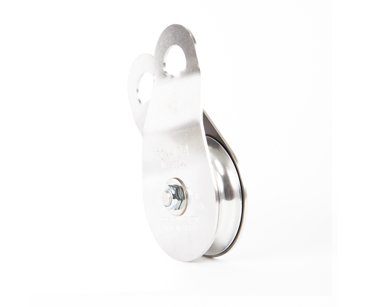 Portable Winch 90kN swing cheek single pulley