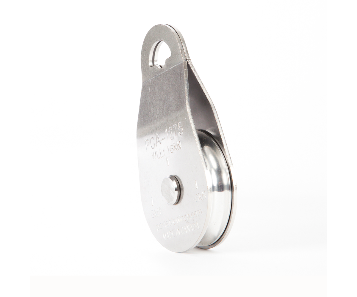 Portable Winch 60kN swing cheek single pulley