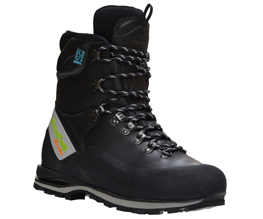 Arbortec Scafell Lite Black chainsaw boots (class 2)