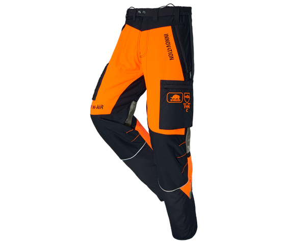 SIP Protection Canopy W-Air chainsaw trousers Type C, class 1 (Orange/Black)