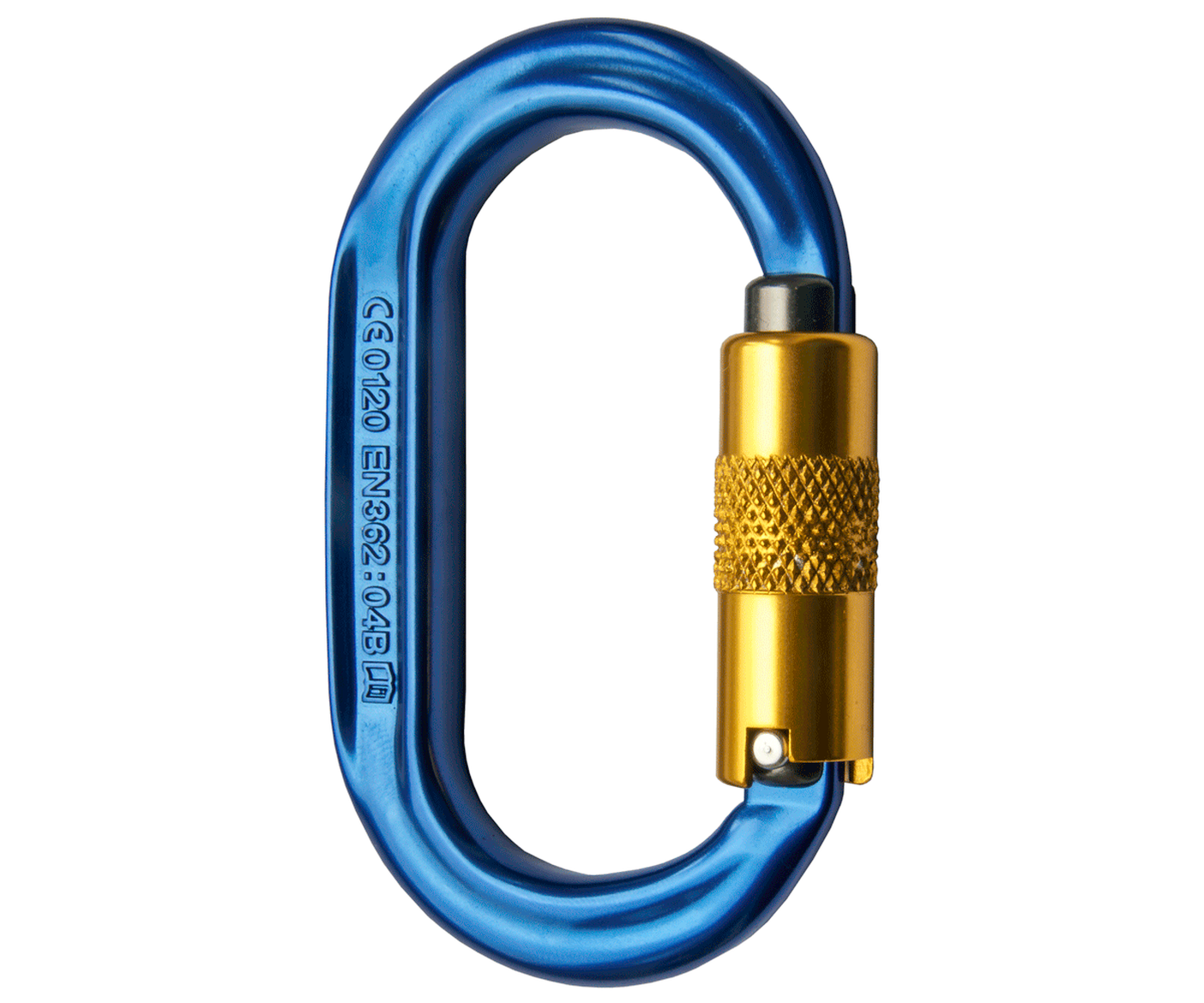 Stein 25kn Luke 3 way aluminium karabiner (blue)