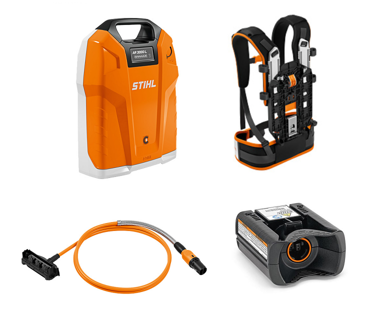 Stihl AR 3000 L backpack battery (Battery kit (with carrying system, connecting cable & AP adaptor))