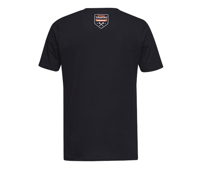 stihl axe t shirt grey back