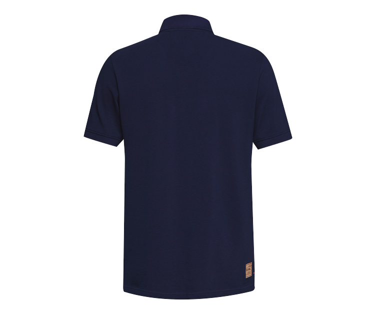 stihl icon blue polo back