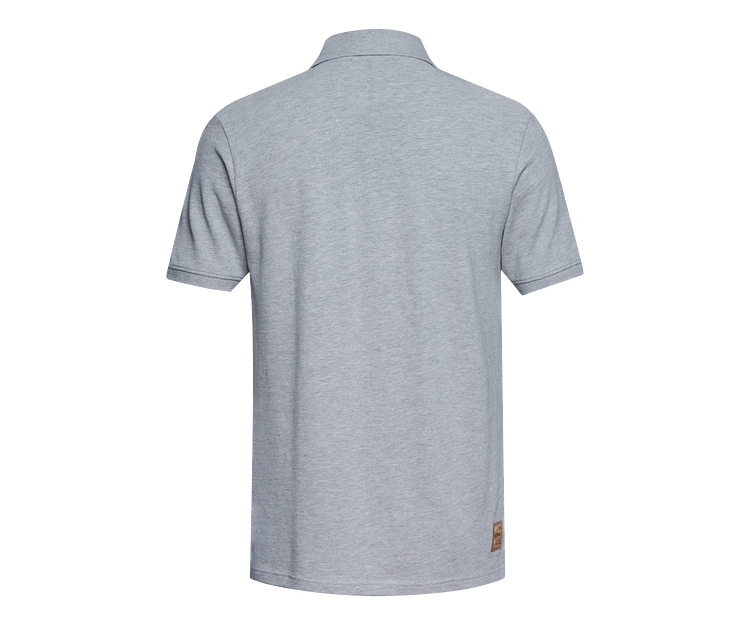 stihl icon grey polo back