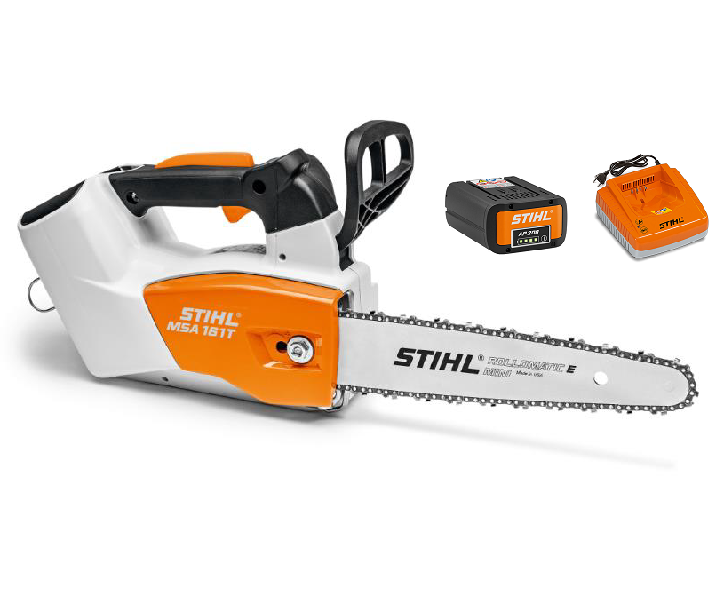 Stihl MSA 161 T battery top handled chainsaw (12 inch bar & chain) (Kit (with battery & charger))