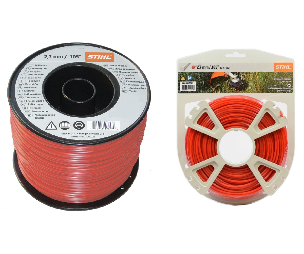 Stihl 2.7mm pentagon strimmer line