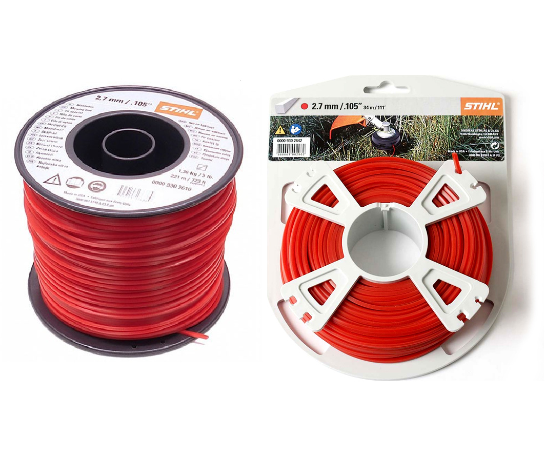 Stihl 2.7mm square strimmer line
