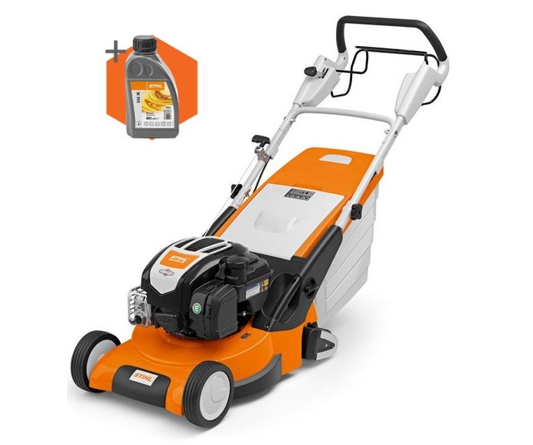 Stihl RM 545 VR petrol self-propelled rear-roller lawn mower (43cm cut)