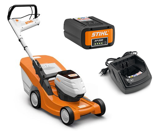 Stihl RMA 443 TC battery self-propelled four wheeled lawn mower (41cm cut) (Kit (with battery & charger))
