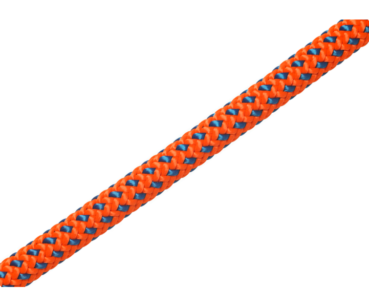 New England Tachyon 11.5mm climbing rope (Orange & Blue) (Spliced 1 end)