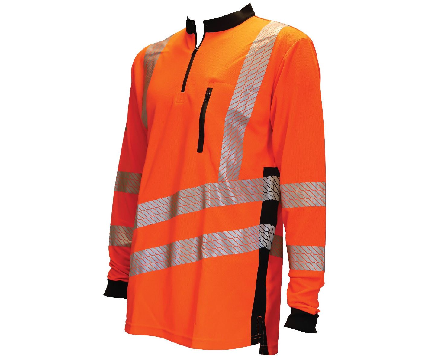 Treehog long-sleeve T-shirt (Hi-viz orange)