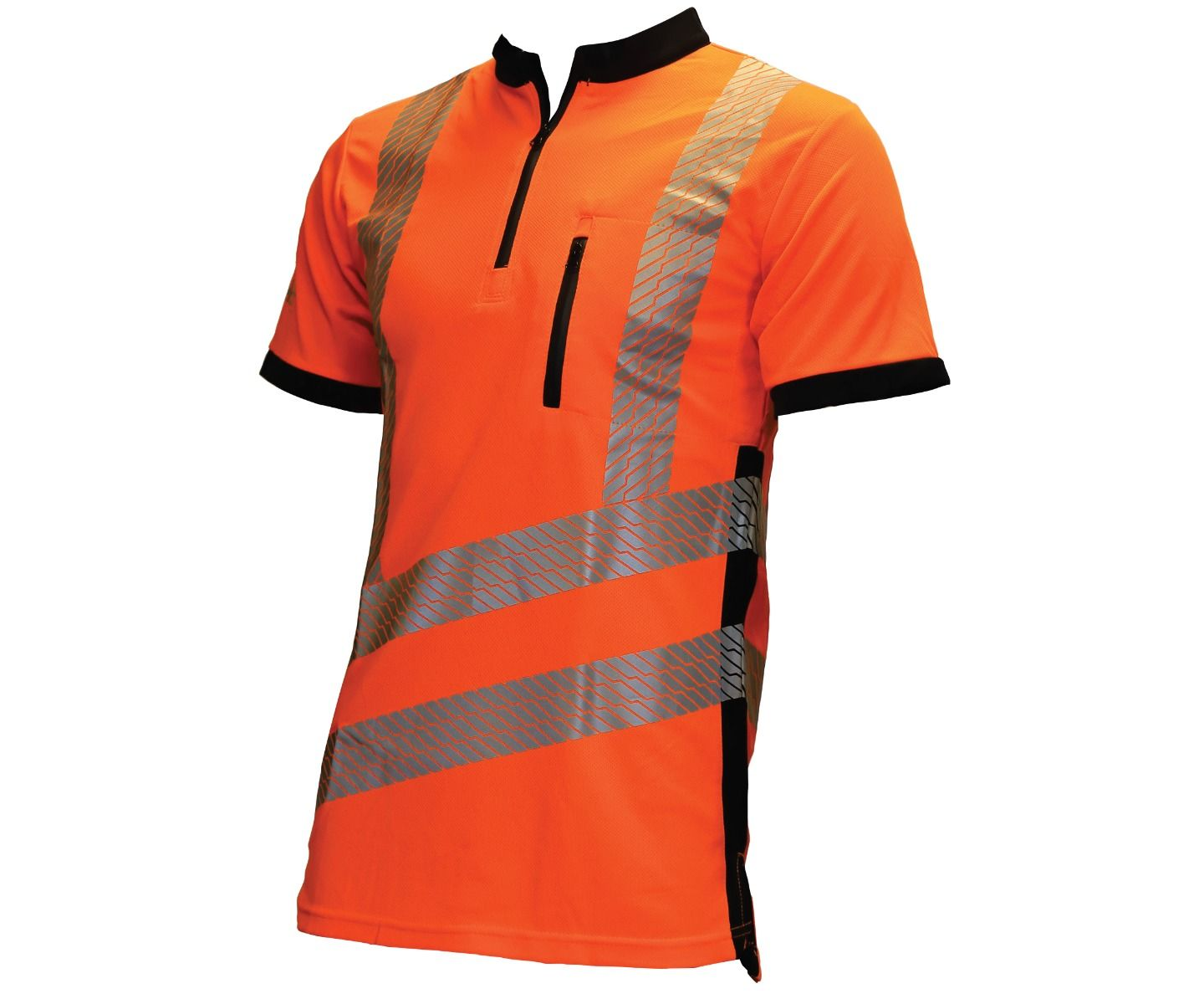 Treehog short-sleeve T-shirt (Hi-viz orange)