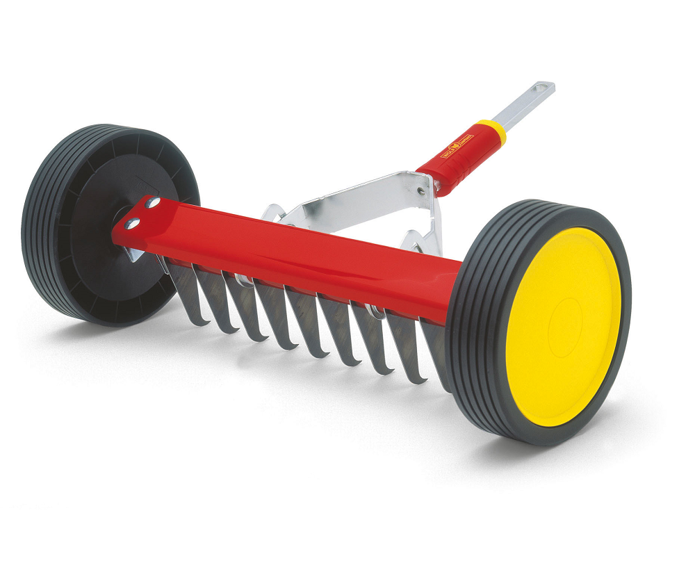 Wolf Garten multi-change URM3 roller moss removal rake