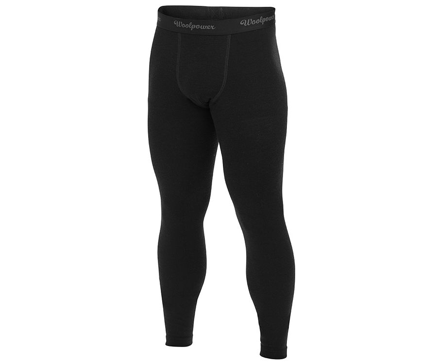 Woolpower Lite base layer long-johns (Black)